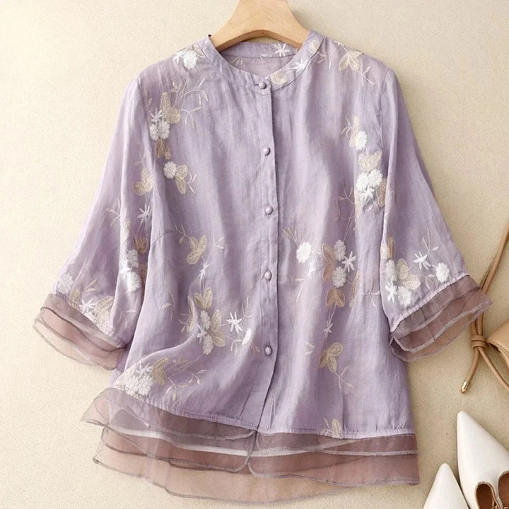 Laurienne Linen Blouse