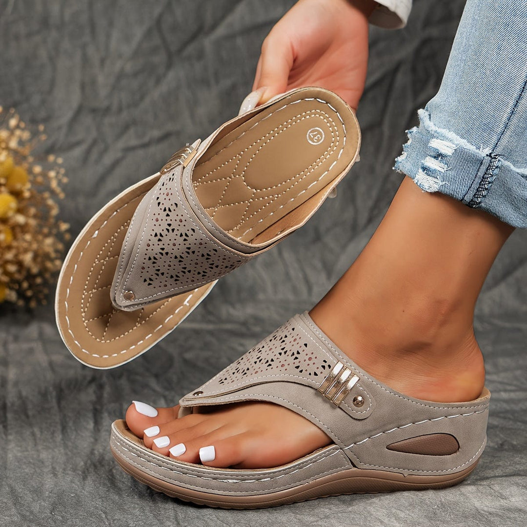 Giulia Orthopedic Wedge Sandals
