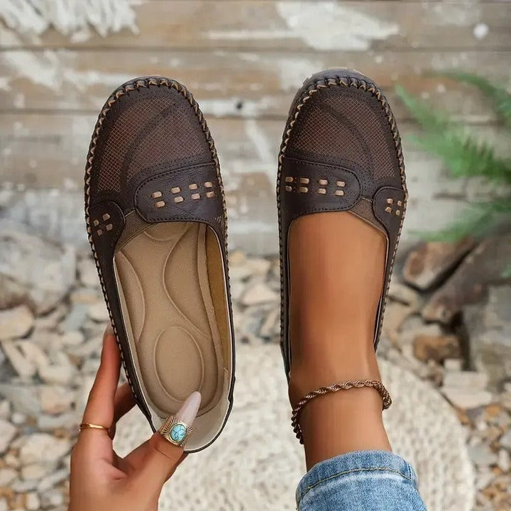 Alma Vintage Leather Loafers