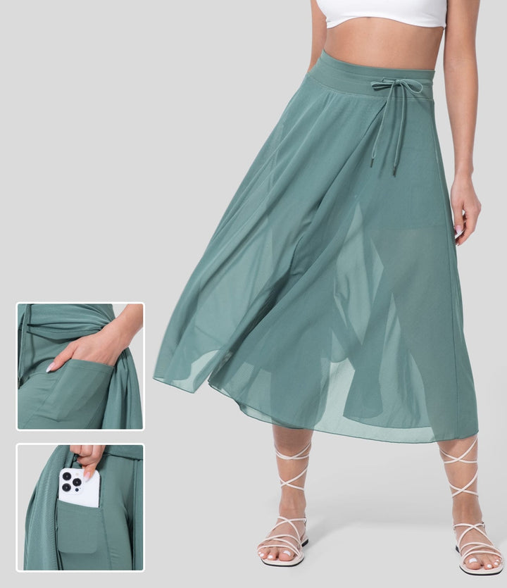 Livia 2-in-1 Midi Skirt