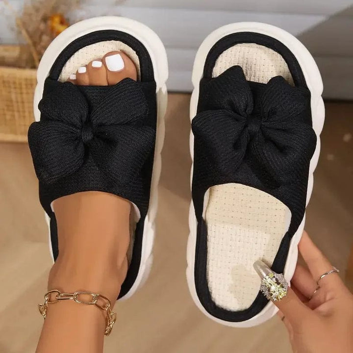 Cherie Bliss Bow Slides