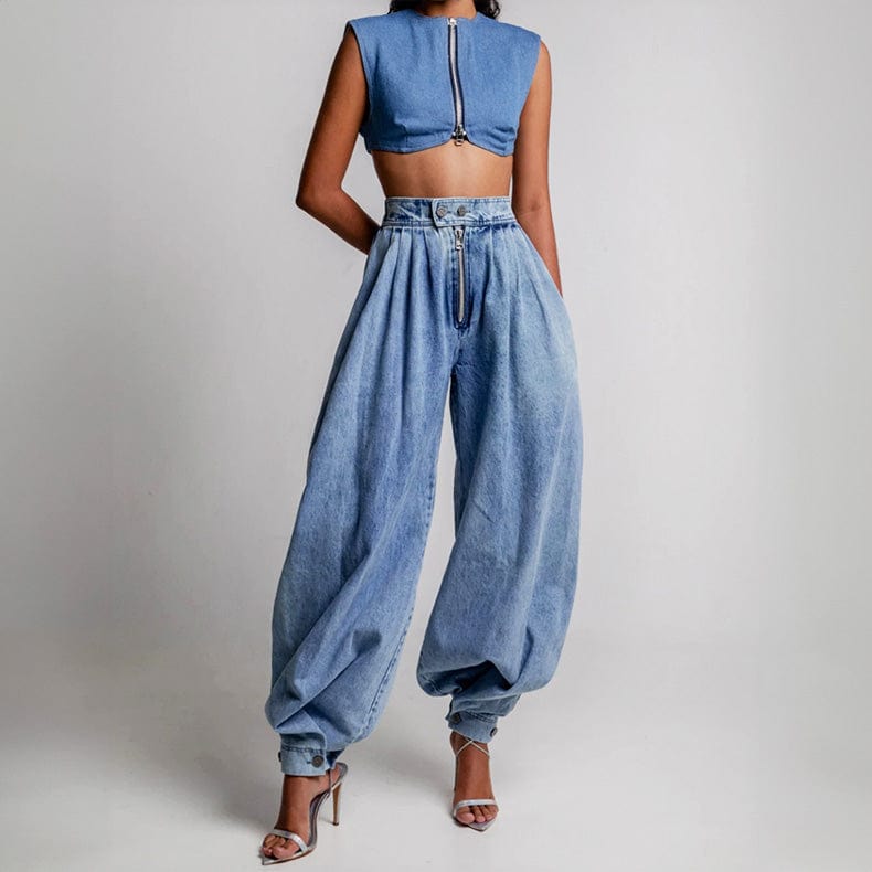 Eliana High-Waisted Balloon Jeans