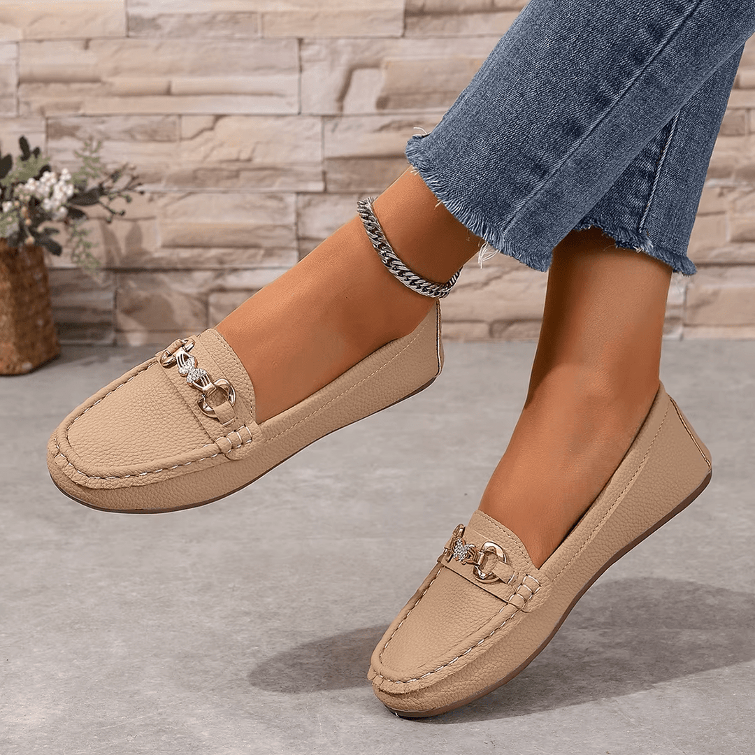 Leona Luxe Chain Loafers