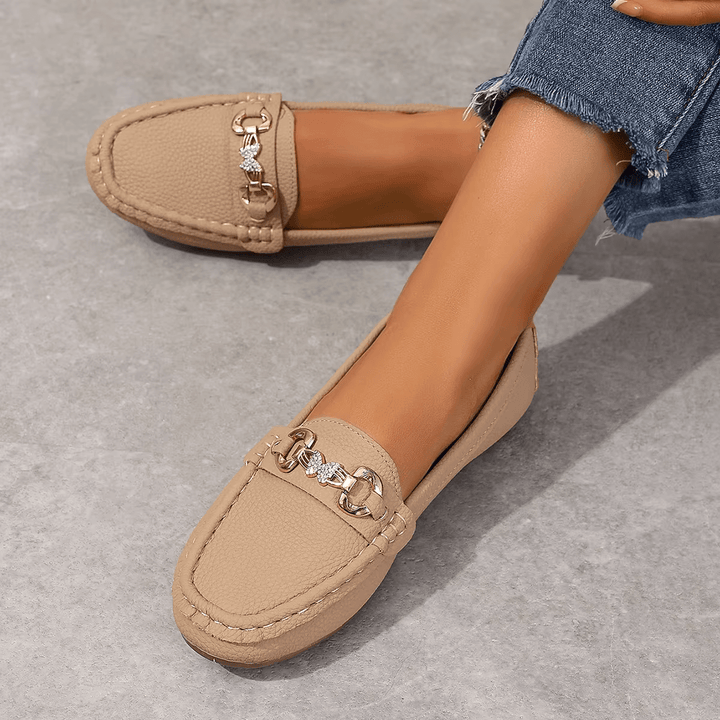 Leona Luxe Chain Loafers
