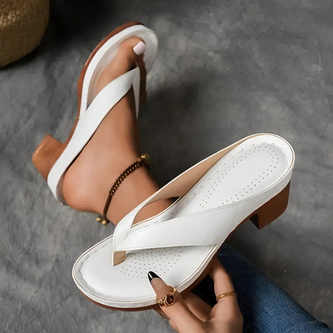 Elara Cross-Strap Sandals