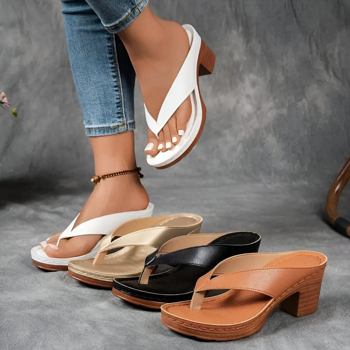 Elara Cross-Strap Sandals