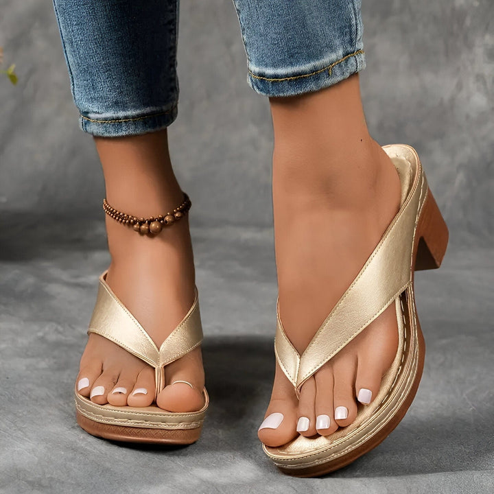 Elara Cross-Strap Sandals