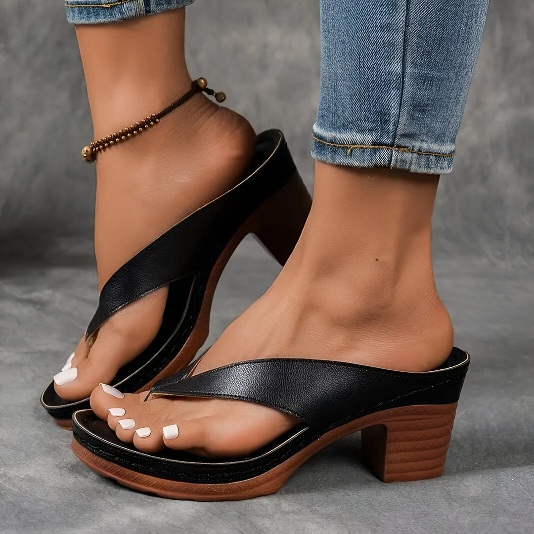 Elara Cross-Strap Sandals