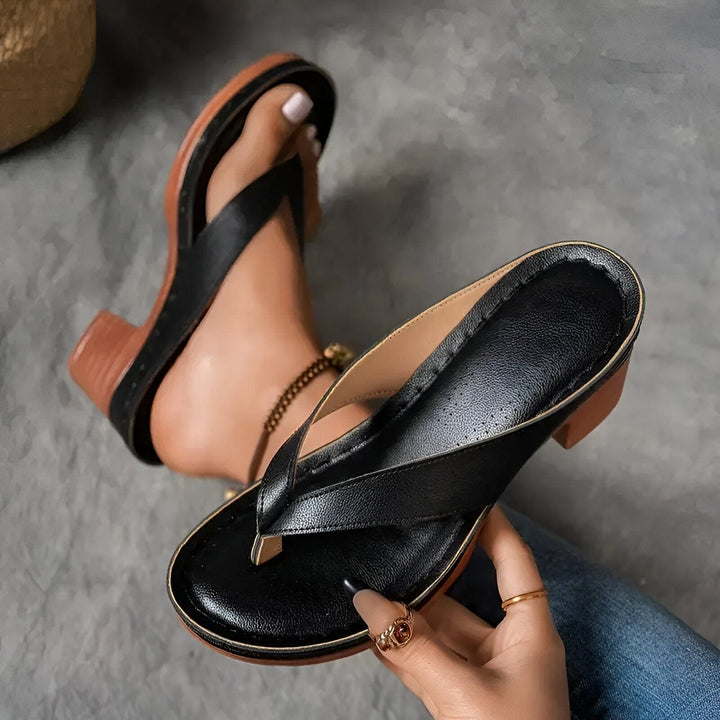 Elara Cross-Strap Sandals