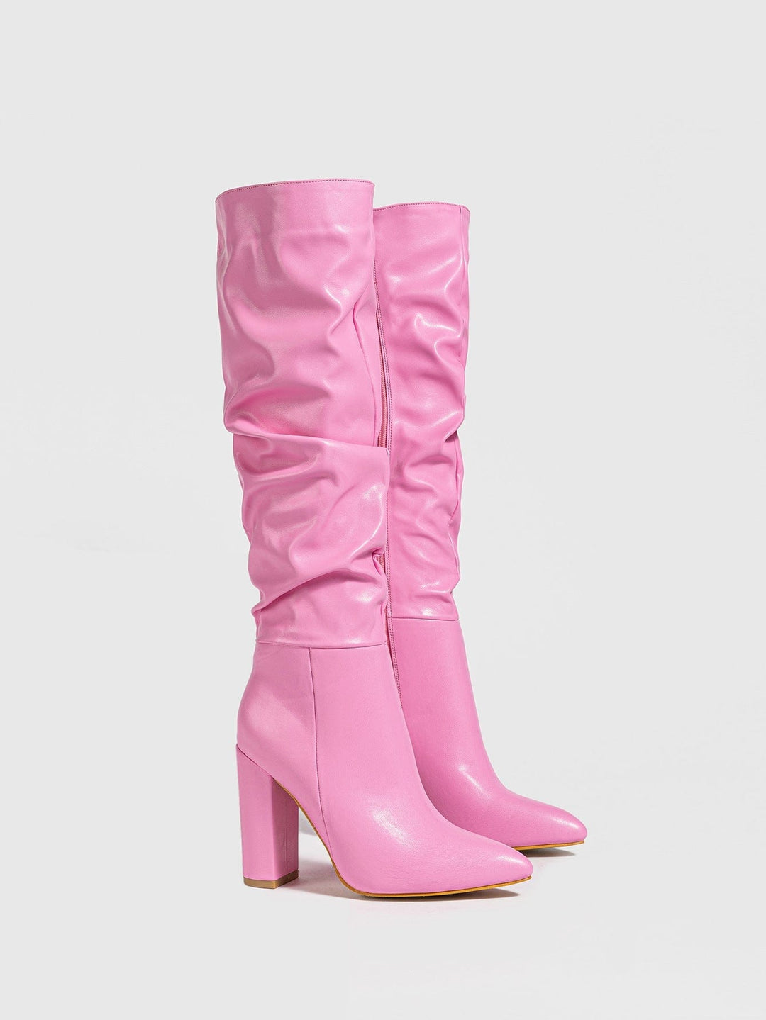 Tiffany Glossy Heeled Boots