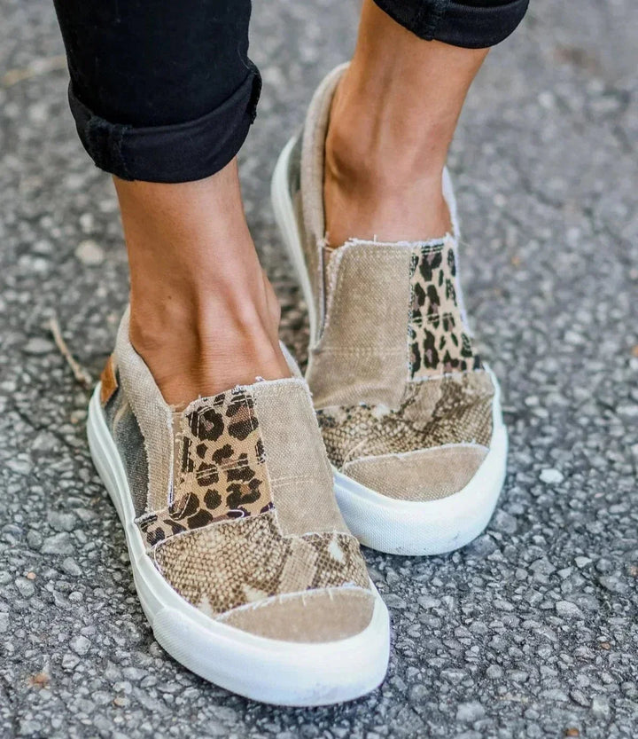Noemi Canvas Slip-On Sneakers