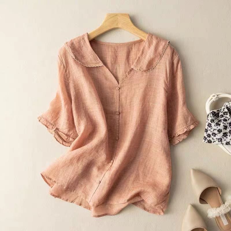 Élise Linen Blouse
