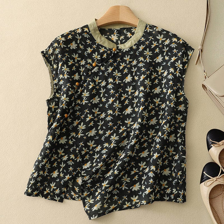 Amanda Italian Linen Blouse