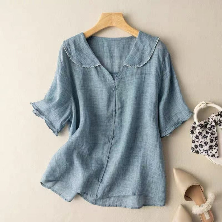 Élise Linen Blouse