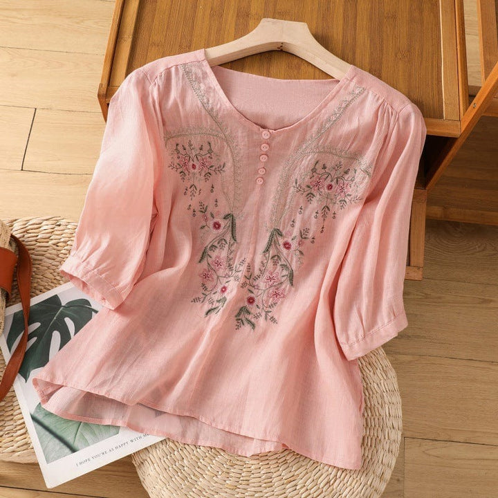 Marina Linen Blouse