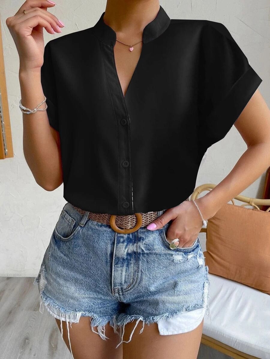 Elara Silk-Flow Blouse