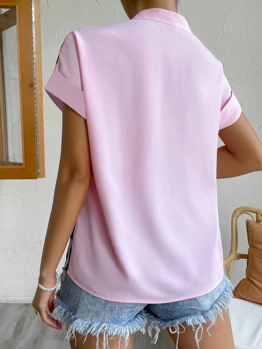 Elara Silk-Flow Blouse