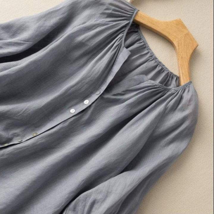 Arla Linen Blouse
