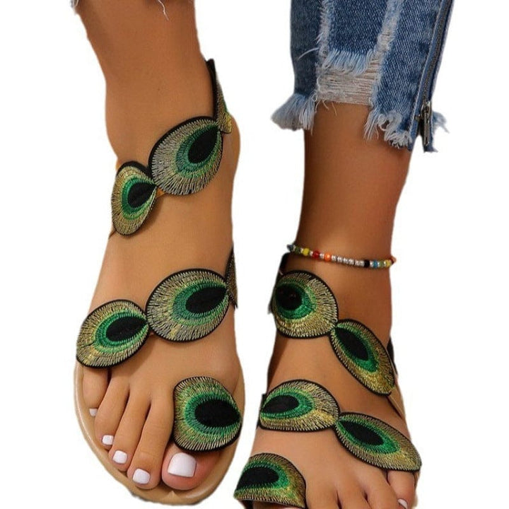 Peony Vibrance Sandals