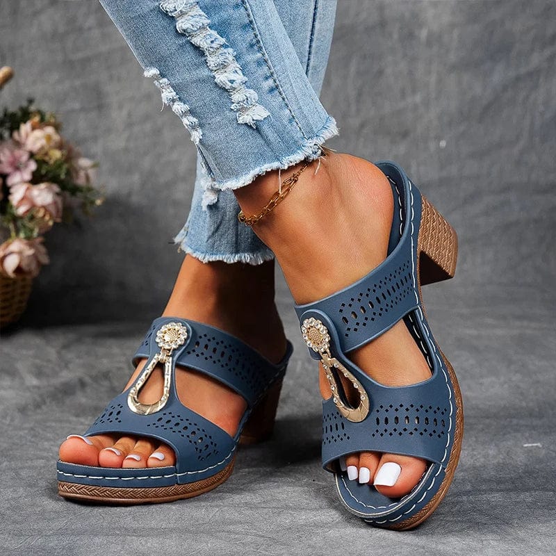 Mirena Bejeweled Orthopedic Sandals