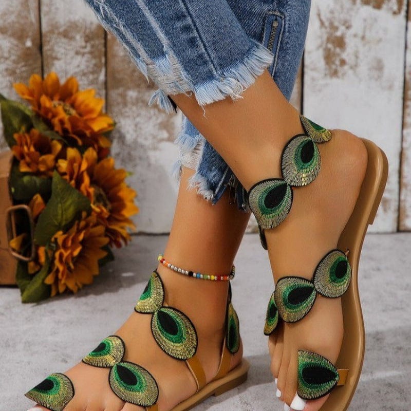 Peony Vibrance Sandals