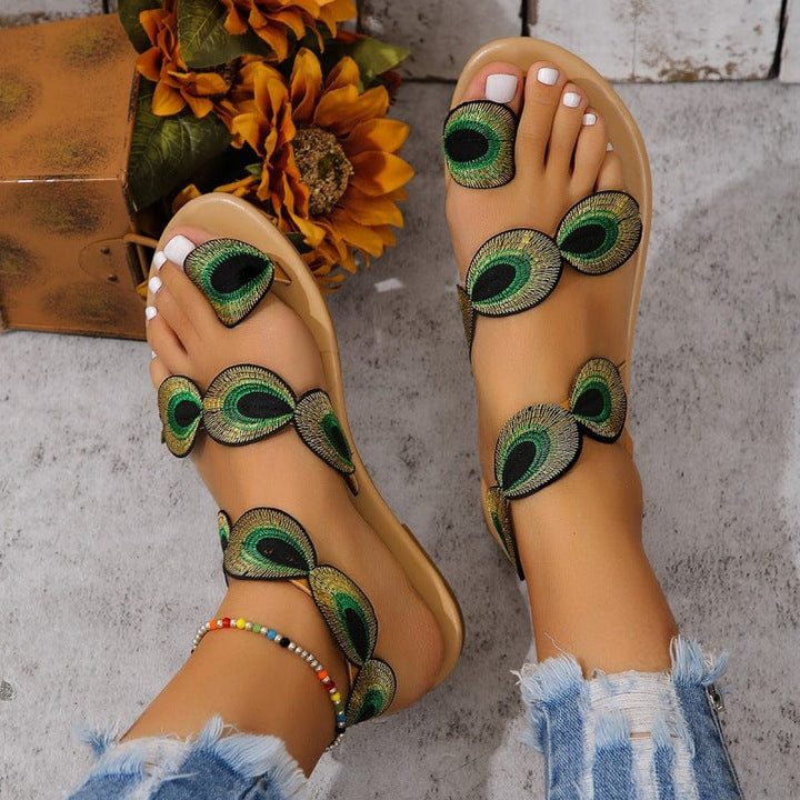 Peony Vibrance Sandals