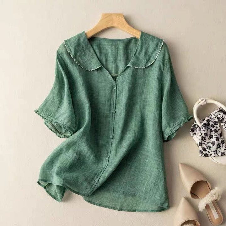 Élise Linen Blouse