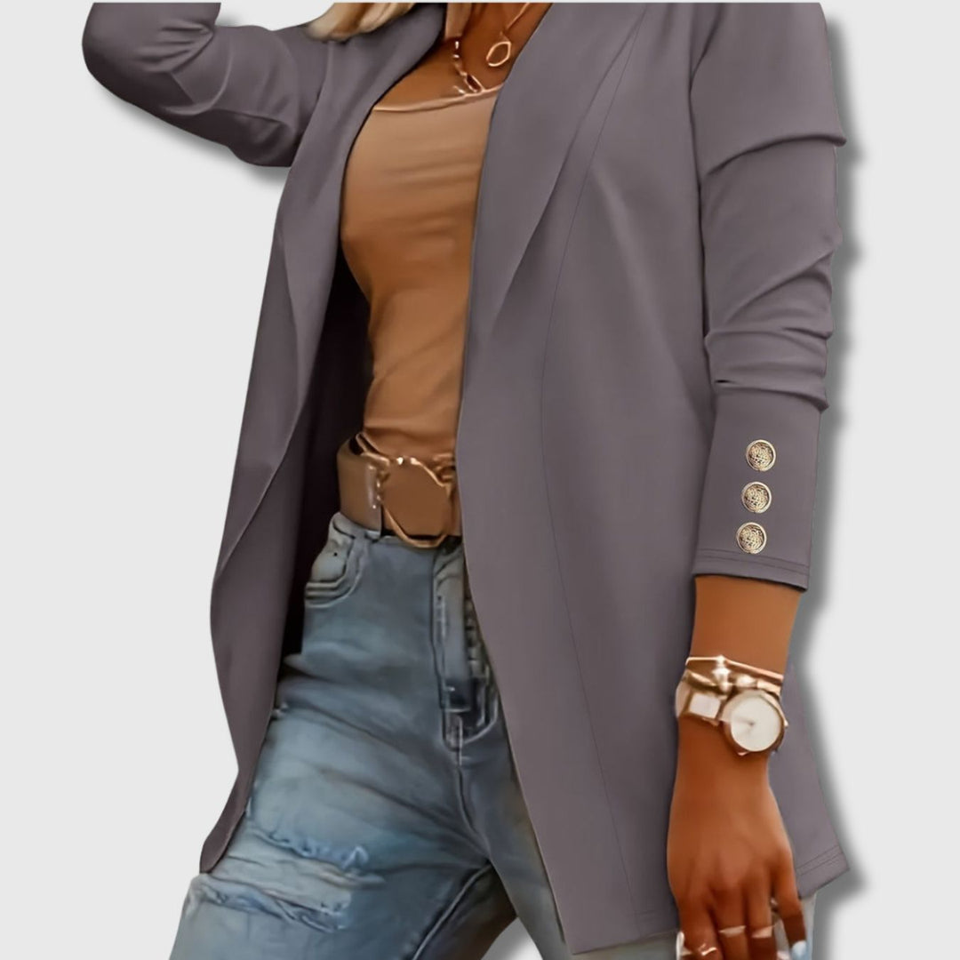 Noémie – Women’s Elegant Longline Jacket Limited Edition