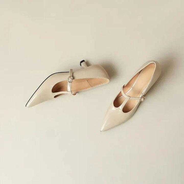 Olysa Patent Leather Kitten Heels