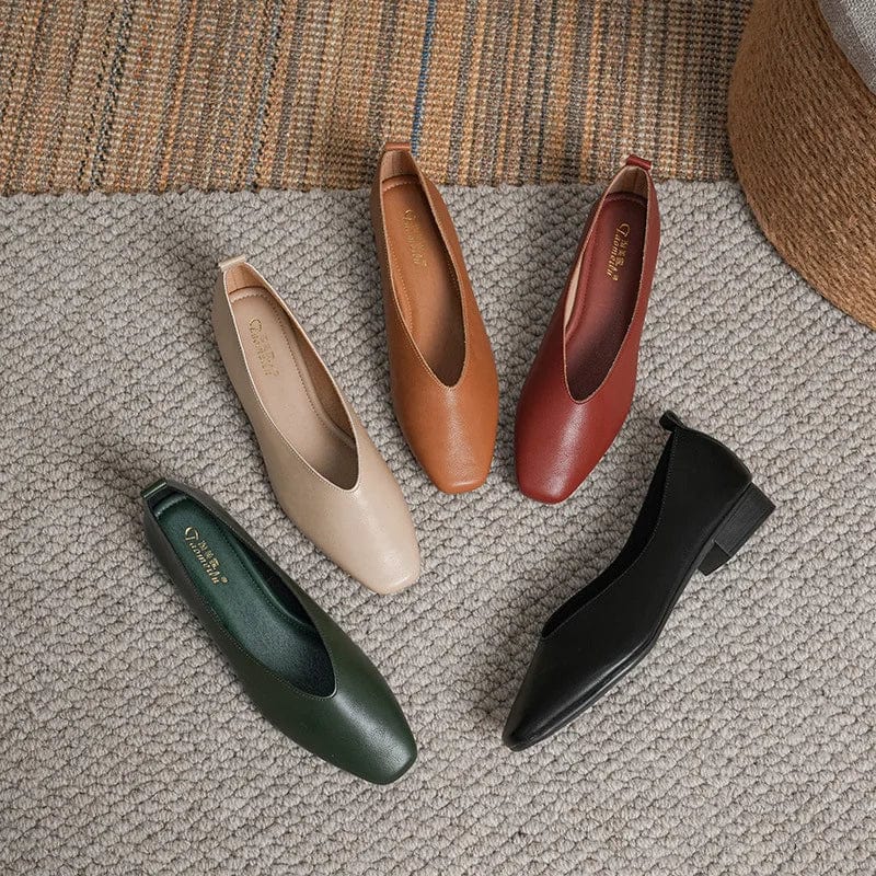 Beliza Leather Flats