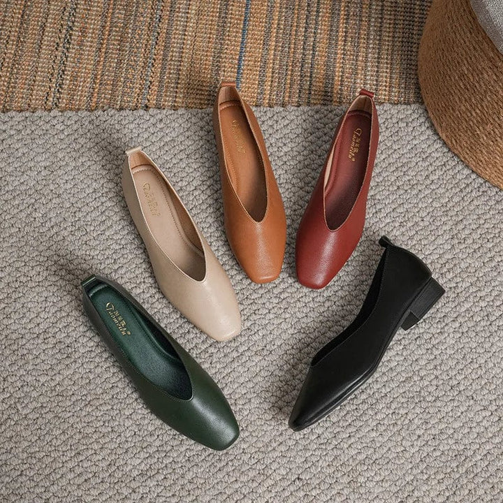 Beliza Leather Flats