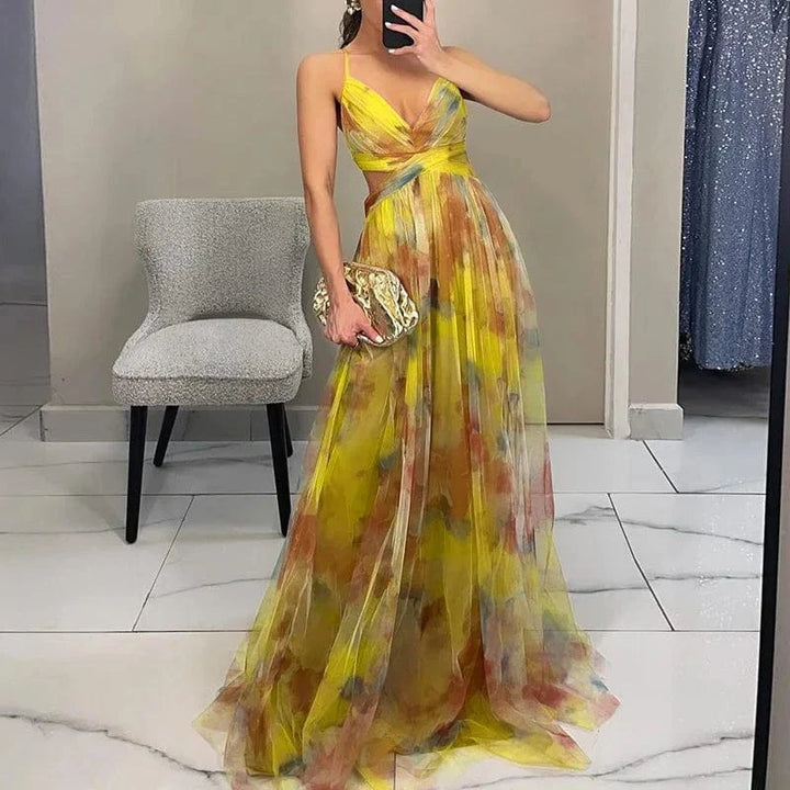 Celestine Watercolor Dress