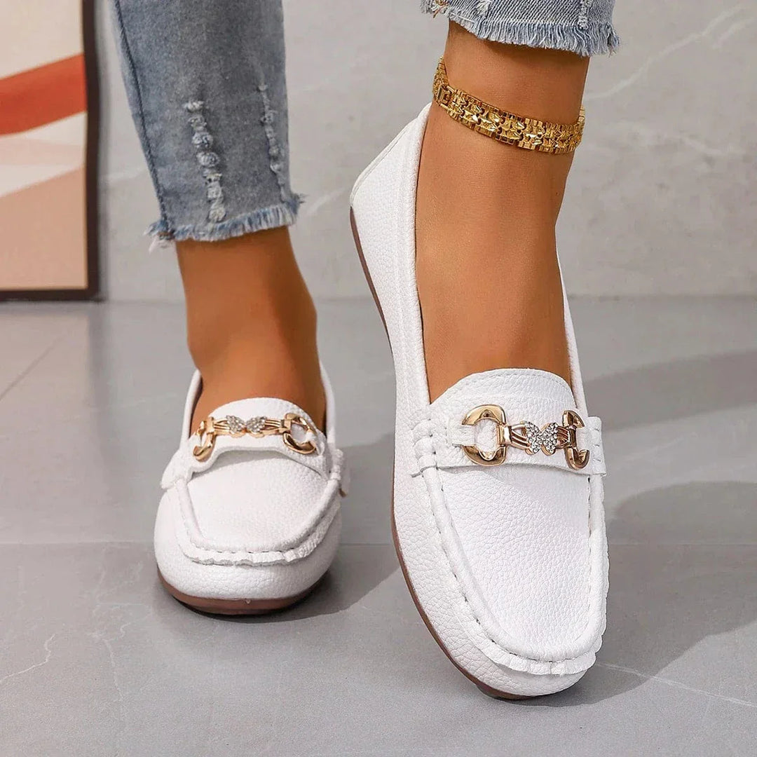 Leona Luxe Chain Loafers