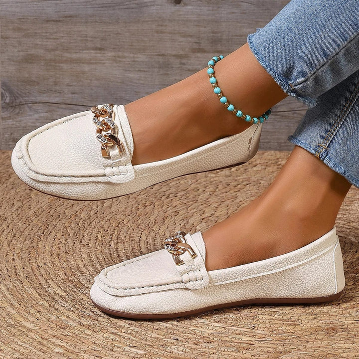 Leona Luxe Chain Loafers