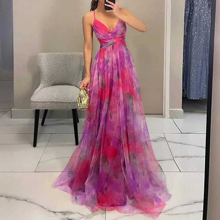 Celestine Watercolor Dress