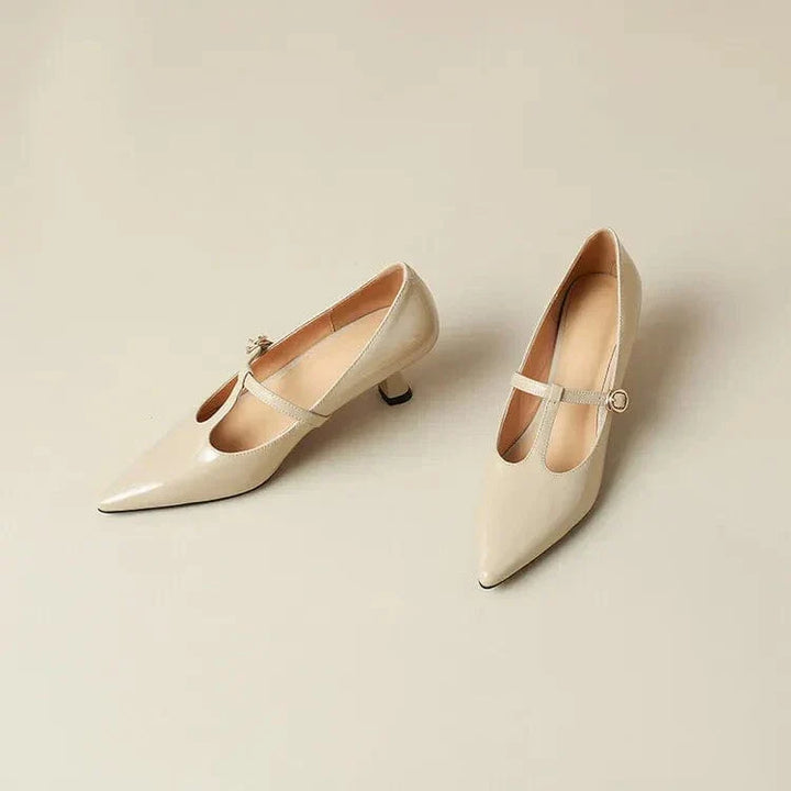 Olysa Patent Leather Kitten Heels