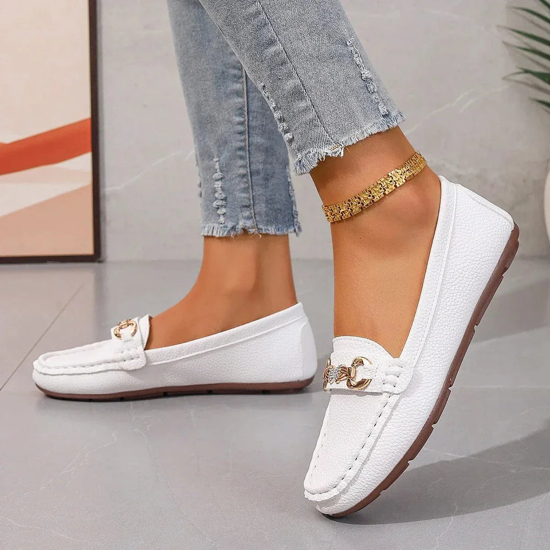 Leona Luxe Chain Loafers