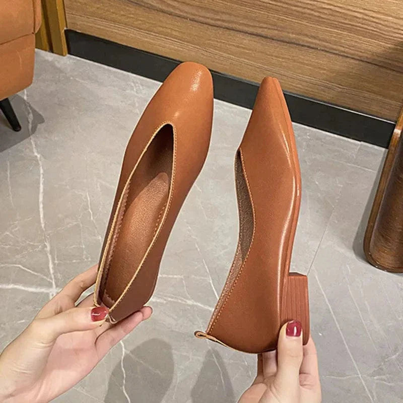 Beliza Leather Flats
