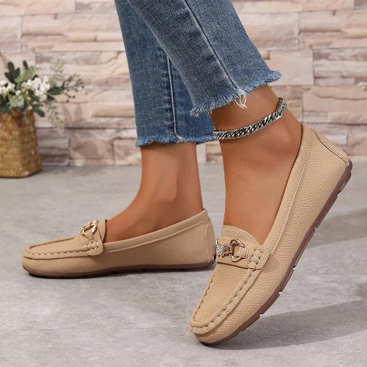Leona Luxe Chain Loafers