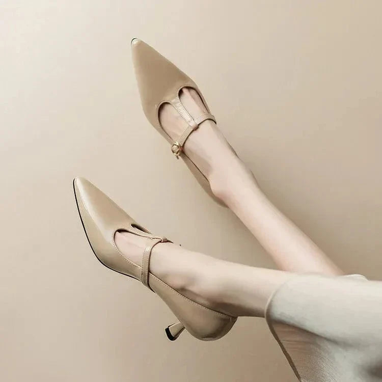 Olysa Patent Leather Kitten Heels