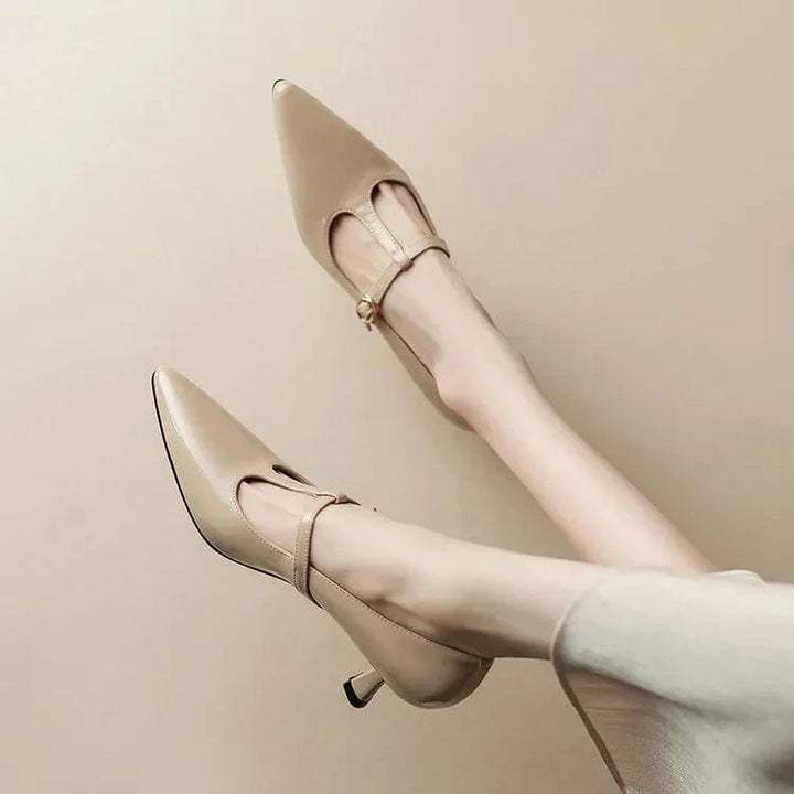 Olysa Patent Leather Kitten Heels