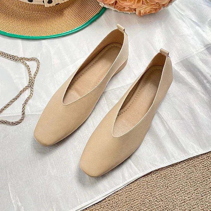 Beliza Leather Flats