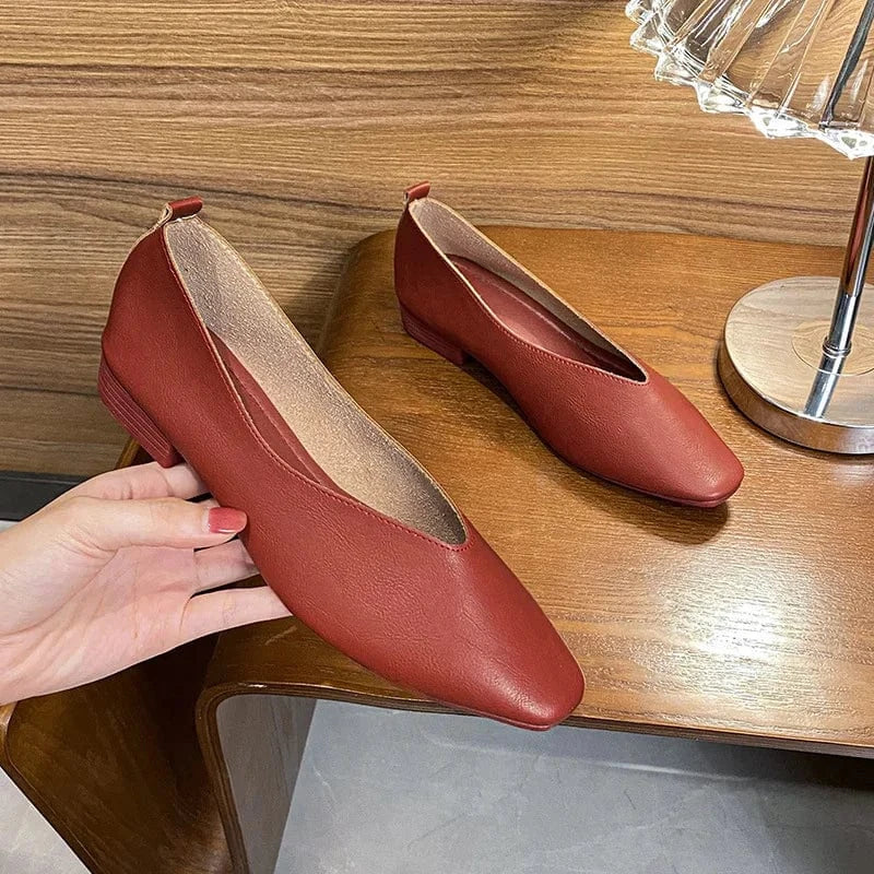 Beliza Leather Flats
