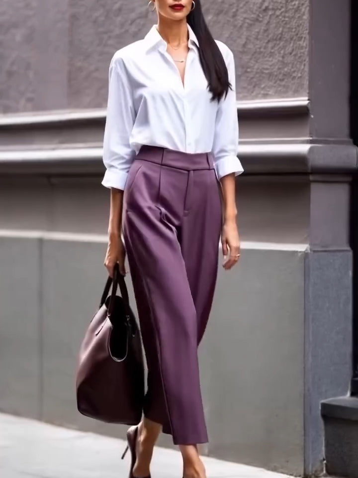 Classic Black Long-sleeved Shirt
