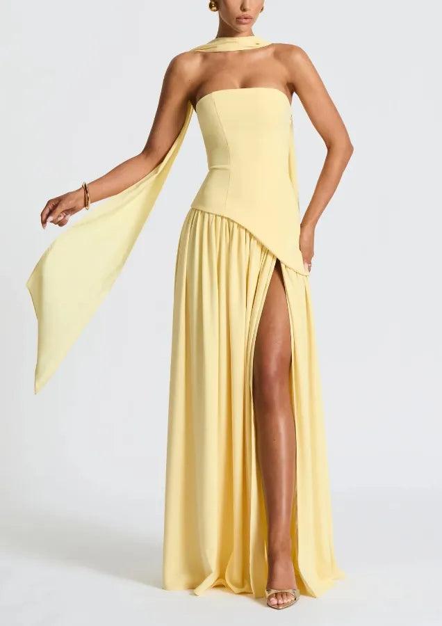 Maliyah Maxi Dress - Cherry Lacquer