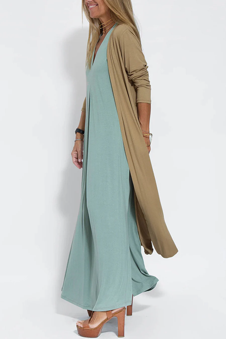 Casual Solid Color Cardigan