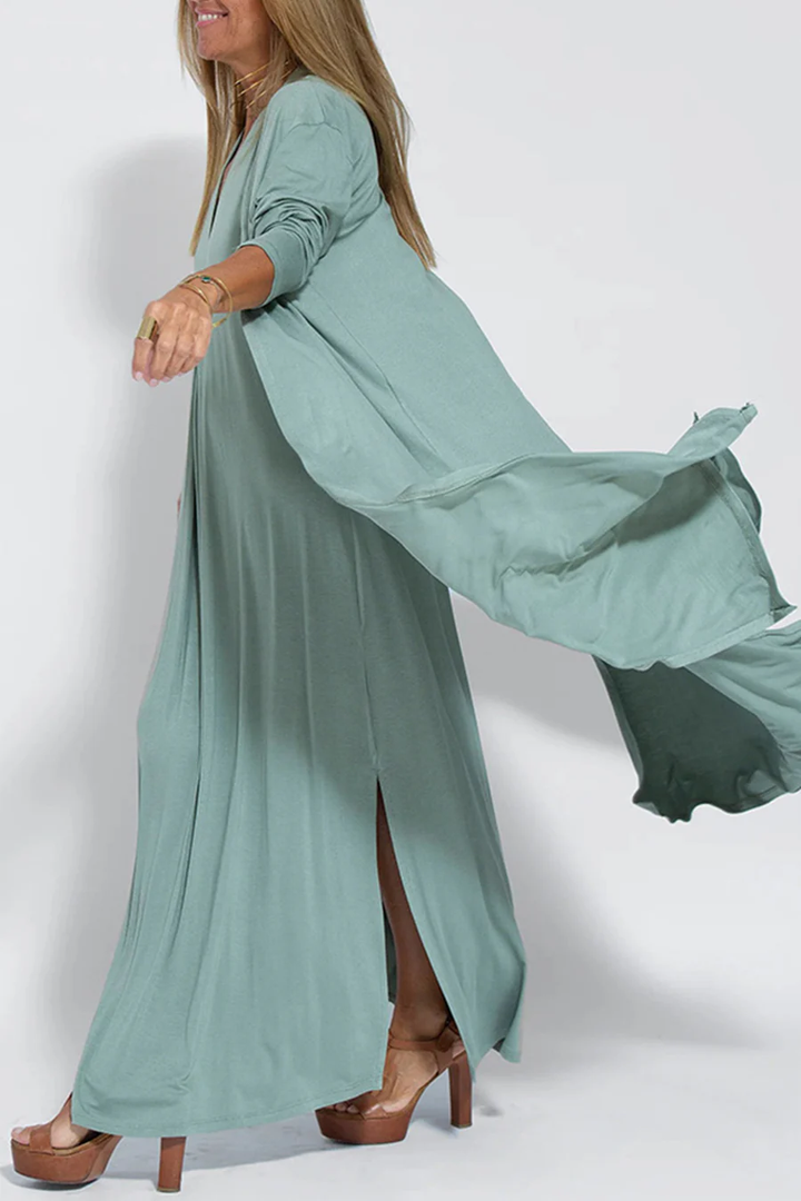 Casual Solid Color Cardigan