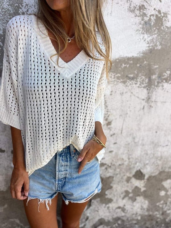 Ocean Whisper Knit Sweater