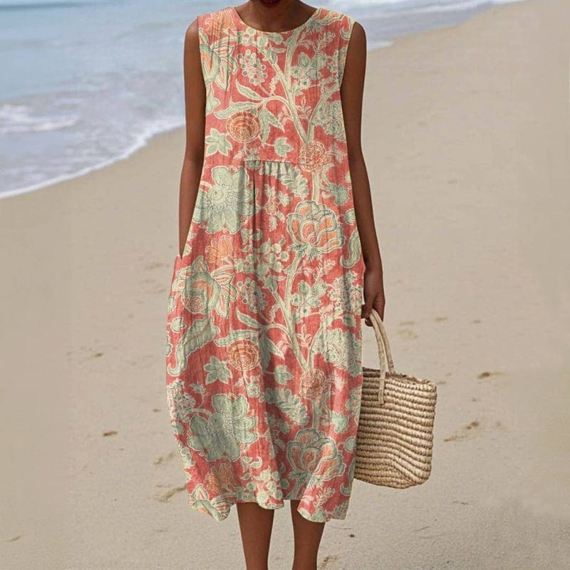 Elara Bloom Midi Dress