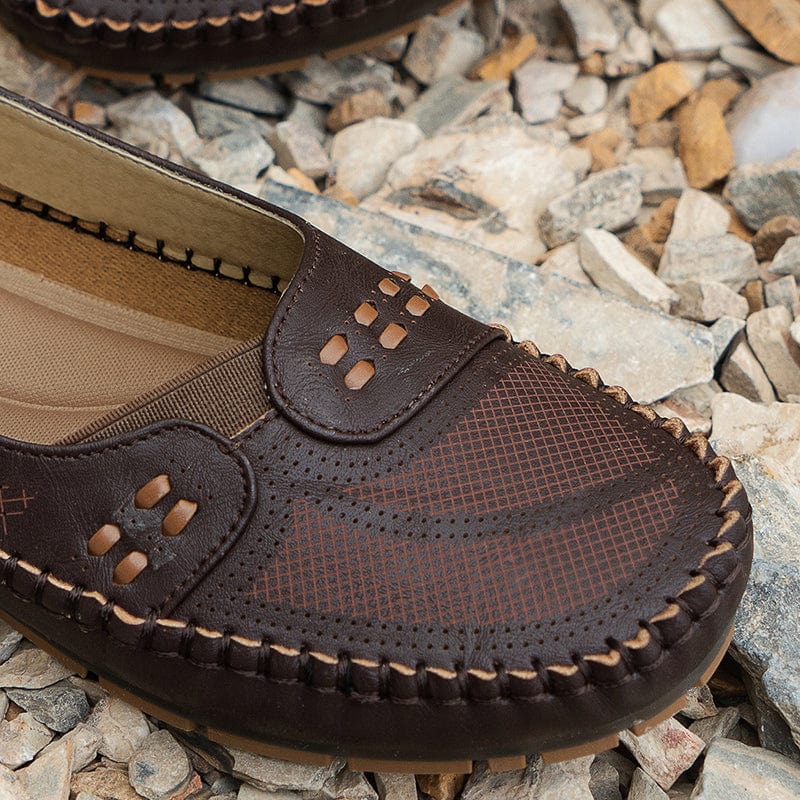 Alma Vintage Leather Loafers
